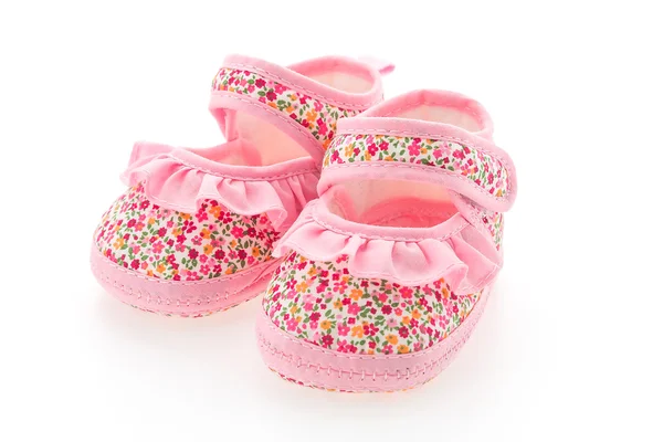 Baby girl flower shoes Stock Fotografie