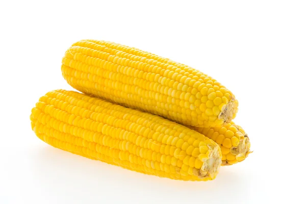 Tres mazorcas de maíz amarillo —  Fotos de Stock