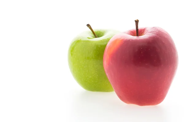 Manzanas frescas verdes y rojas —  Fotos de Stock