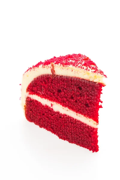 Bolo de veludo vermelho — Fotografia de Stock