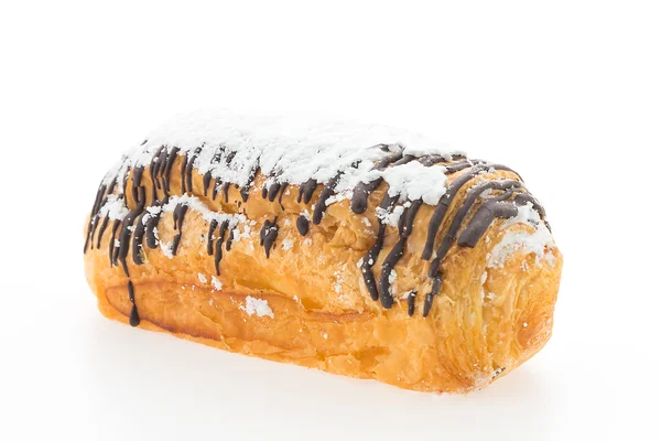 Gustoso croissant al cioccolato — Foto Stock