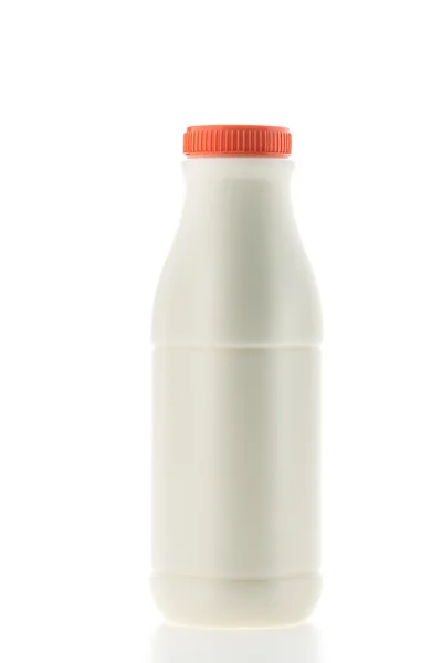 Witte melk fles — Stockfoto