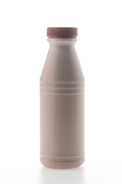 Garrafa de leite de chocolate — Fotografia de Stock