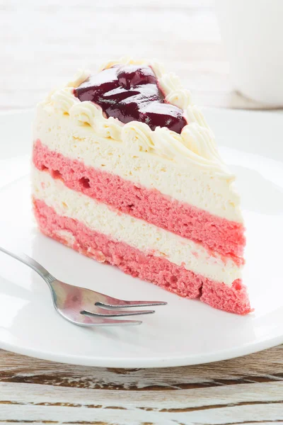 Sweet Strawberry cake — Stock Photo, Image