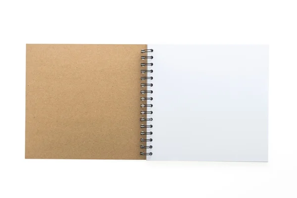 Papel de cuaderno en blanco — Foto de Stock