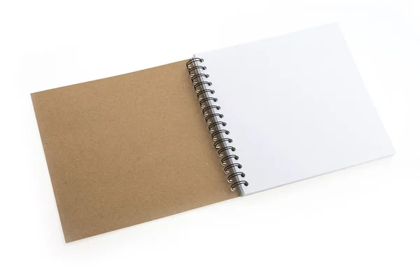 Papel de cuaderno en blanco — Foto de Stock