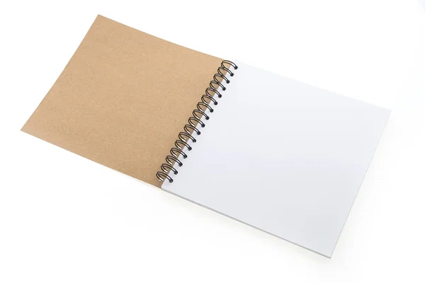 Papel de cuaderno en blanco — Foto de Stock