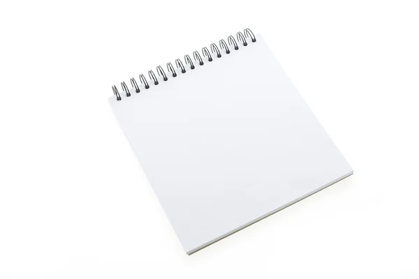Lege notebookpapier — Stockfoto