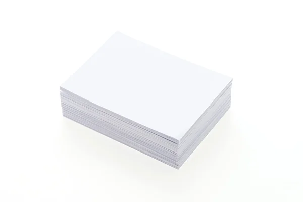 Blank white papers — Stock Photo, Image