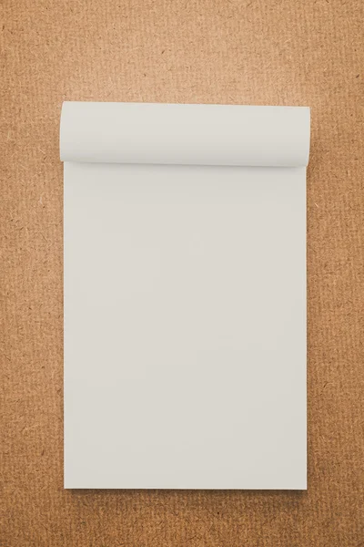 White paper mock up — Stock Photo, Image