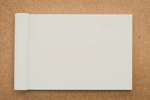 White paper mock up — Stock Photo, Image