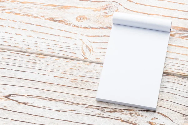 Blank white paper mock up — Stock Photo, Image