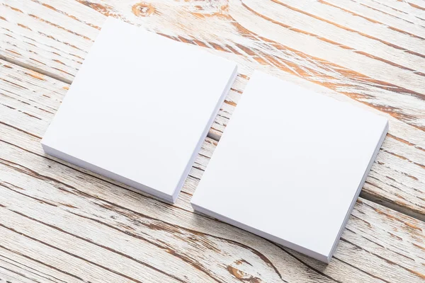 Blank white paper mock up — Stock Photo, Image