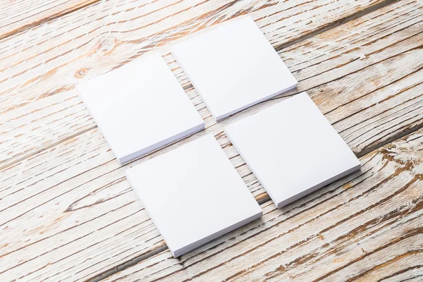 Blank white paper mock up — Stock Photo, Image