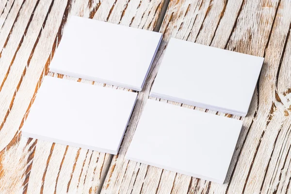 Blank white paper mock up — Stock Photo, Image