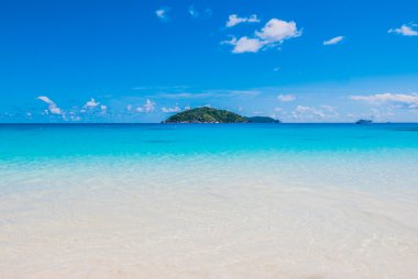 deniz ve tropik plaj