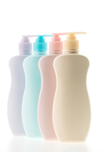 Blank lotion bottles — Stock Photo, Image
