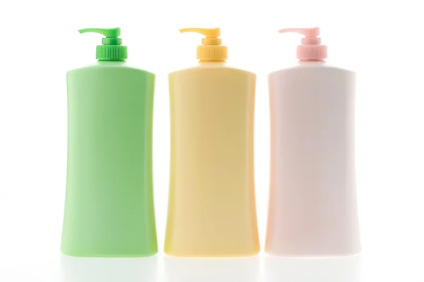 Body lotion bottles — Stock Photo, Image