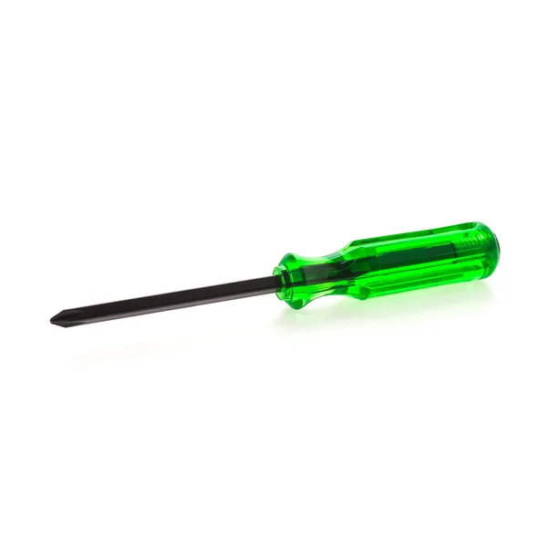 Green Screw driver — Stock Photo, Image