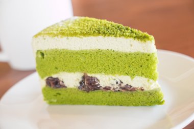 yeşil çay pasta