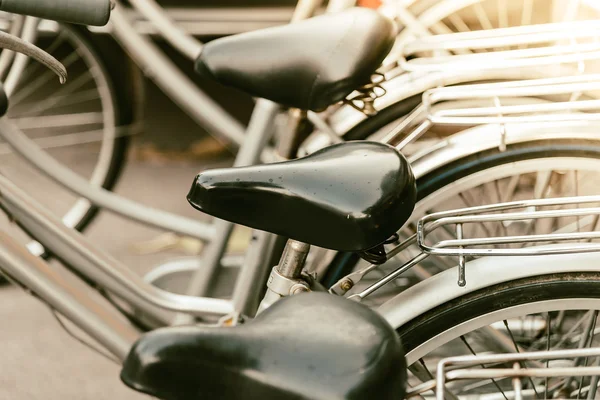 Old Vintage bicycles — Stock Photo, Image