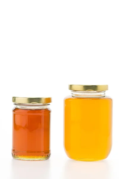 Jam jar bottles — Stock Photo, Image