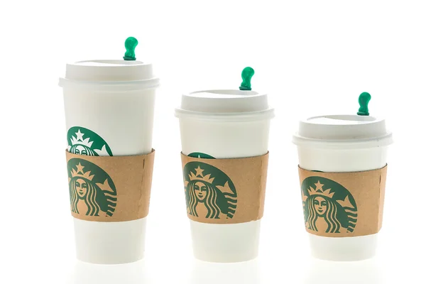 Starbucks kaffe koppar — Stockfoto