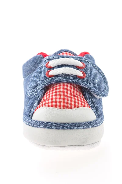 Baby boy shoe — Stock Photo, Image