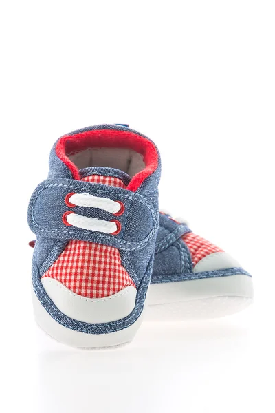 Baby boy shoes isolated — Stock Photo, Image