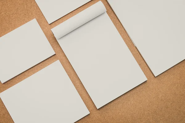 White paper mock up — Stock Photo, Image