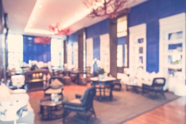 Soyut bulanıklık kahve dükkanı