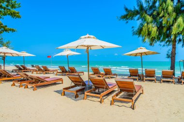 Yatak plaj tropikal plaj