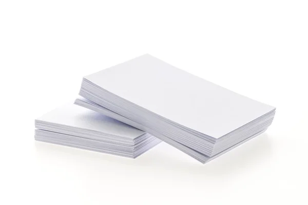 A stack of white paper. Isolated render on a white background Stock ...