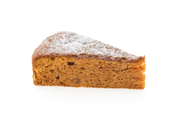 Gâteau aux fruits sur blanc — Photo