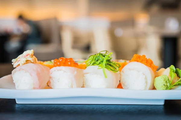 Sushi rotolare da vicino — Foto Stock