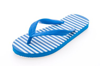 flip flop üzerinde beyaz