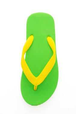 flip flop üzerinde beyaz