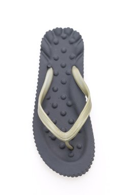 flip flop üzerinde beyaz