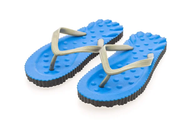 Flip Flops auf Weiß — Stockfoto