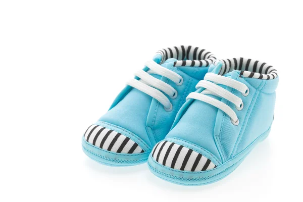 Baby schoenen op wit — Stockfoto