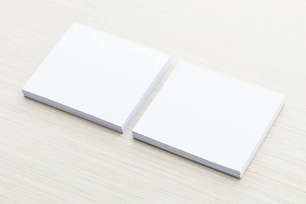 Белая бумага макет — стоковое фото