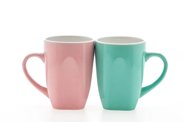 Empty coffee mugs — Stock Photo, Image