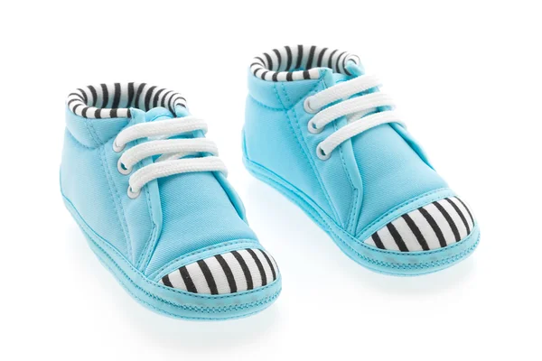 Baby schoenen op wit — Stockfoto