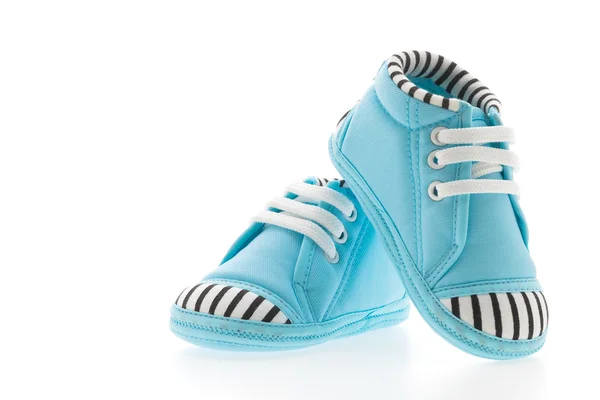 Baby schoenen op wit — Stockfoto