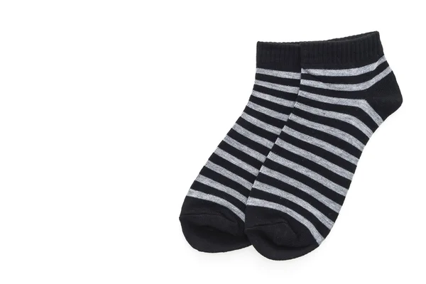 Κάλτσες απομονωμένες σε λευκό — Φωτογραφία Αρχείου