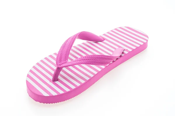 Flip flop üzerinde beyaz izole — Stok fotoğraf