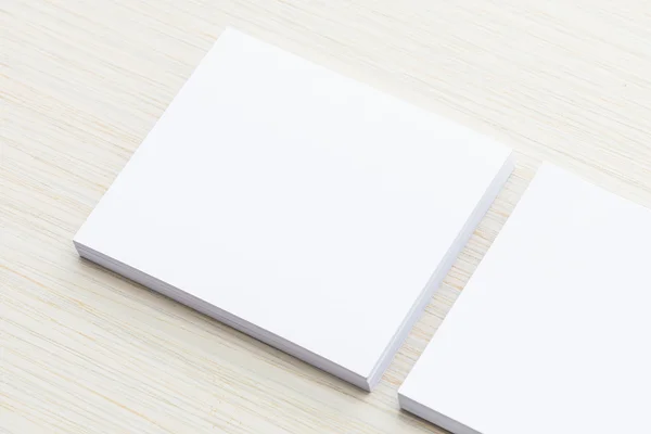 Papel branco mock up — Fotografia de Stock