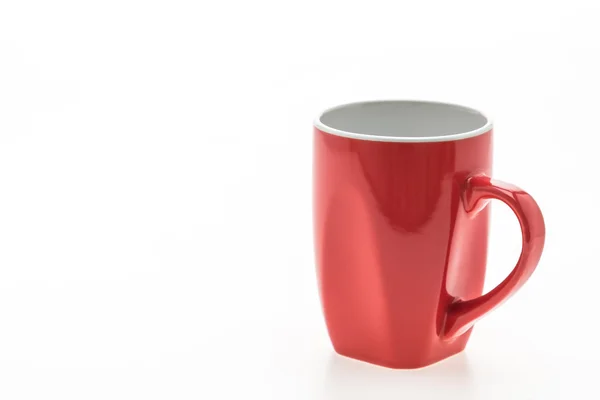 Caneca de café vazia ou xícara de café — Fotografia de Stock