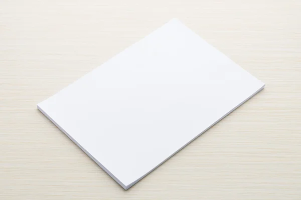 White paper mock up — Stock Photo, Image