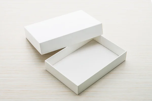 Beyaz kutu kadar sahte — Stok fotoğraf